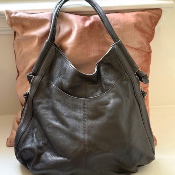 Foley & Corinna Brown Leather Hobo - Picture 1 of 6